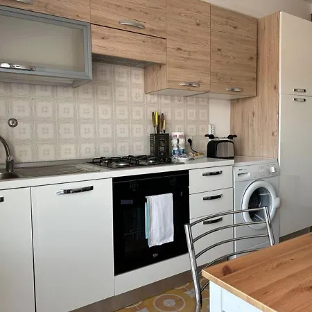 Bright Mini Blue Balcony Apartmán