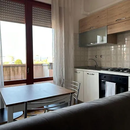 Bright Mini Blue Balcony Apartment